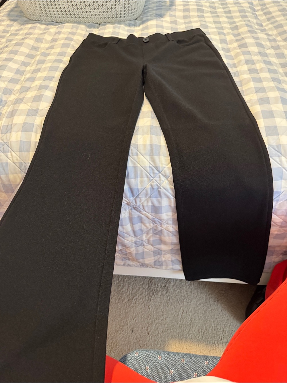 Women's Black Wide-Leg Dress Pants